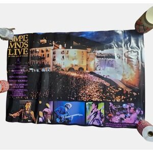 Simple Minds Live in the City of Light 35.5x24 Vintage‎ 1987 A&M Promo Poster